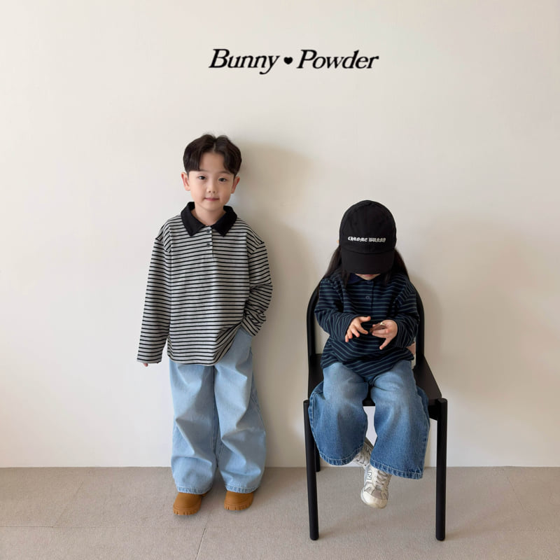 Bunny Powder - Korean Children Fashion - #minifashionista - Mark Collar Tee - 11