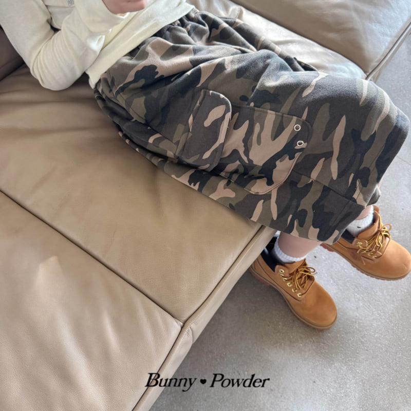 Bunny Powder - Korean Children Fashion - #minifashionista - Look-At-Me Bermuda Pants (Camo) - 6