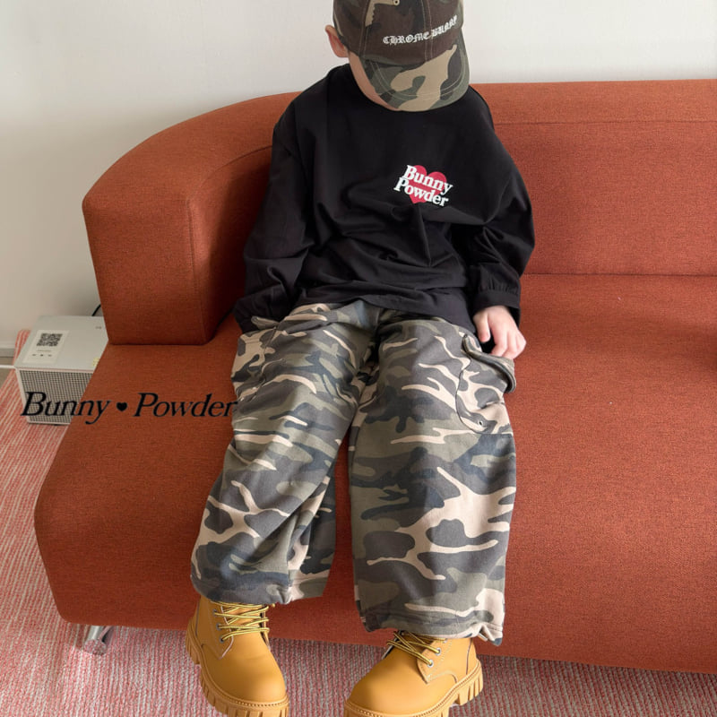 Bunny Powder - Korean Children Fashion - #minifashionista - Light Cargo Pants (Camo) - 3