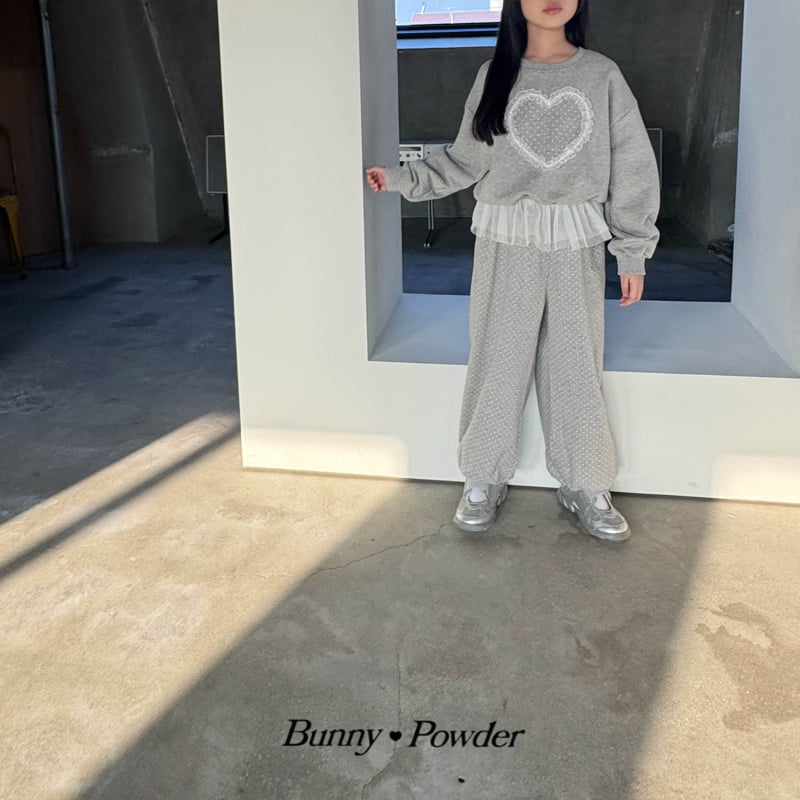 Bunny Powder - Korean Children Fashion - #minifashionista - Sheer Dot Jogger Pants - 11