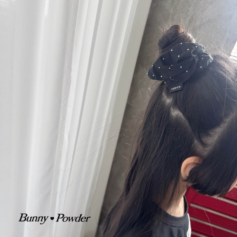 Bunny Powder - Korean Children Fashion - #minifashionista - Bling Scrunchie - 4