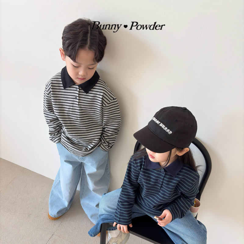 Bunny Powder - Korean Children Fashion - #prettylittlegirls - Mark Collar Tee - 12