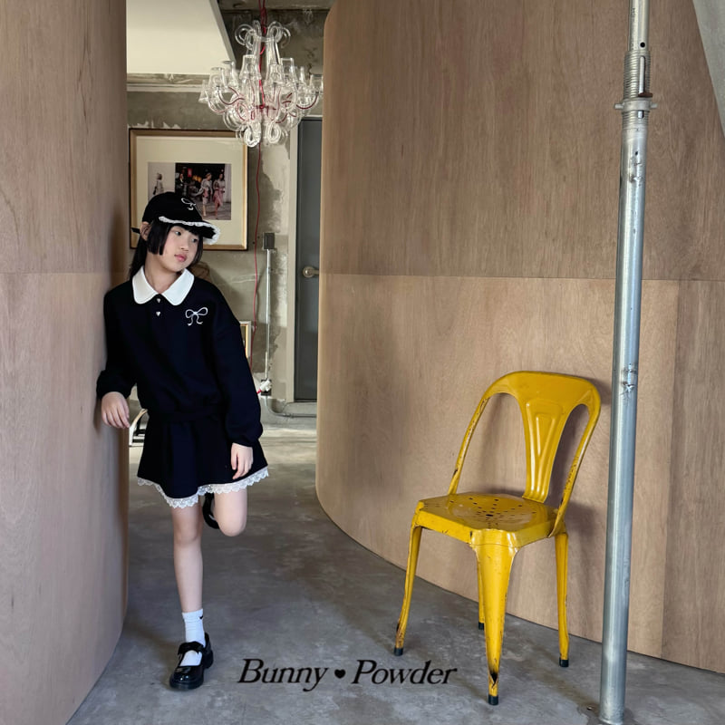 Bunny Powder - Korean Children Fashion - #prettylittlegirls - Preppy Collar Sweatshirt - 6