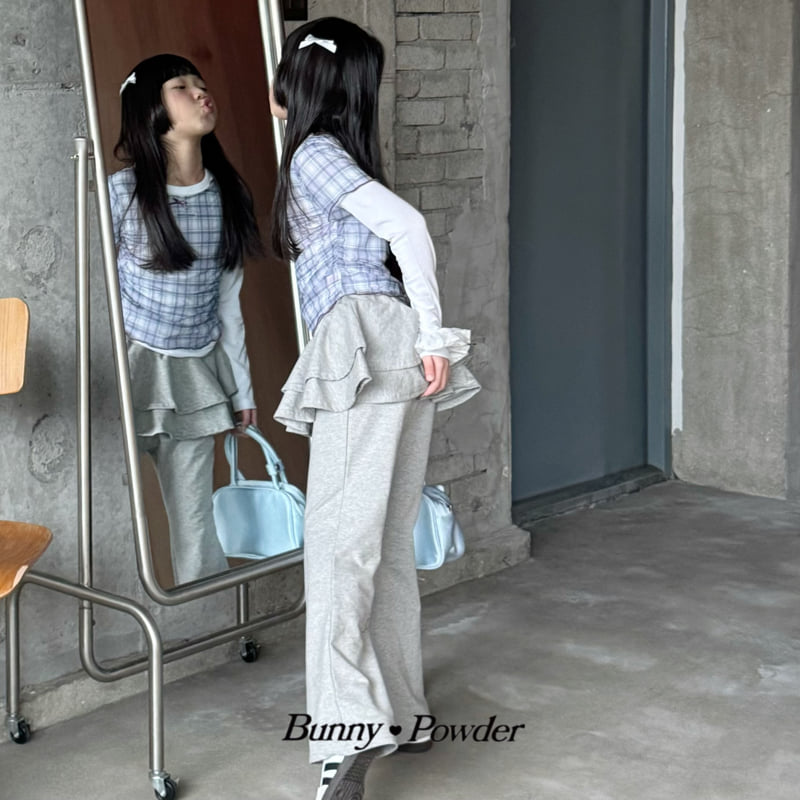Bunny Powder - Korean Children Fashion - #prettylittlegirls - Holic Tiered Bootcut Pants - 11