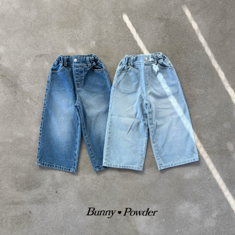 Bunny Powder - Korean Children Fashion - #prettylittlegirls - Martin Denim Pants