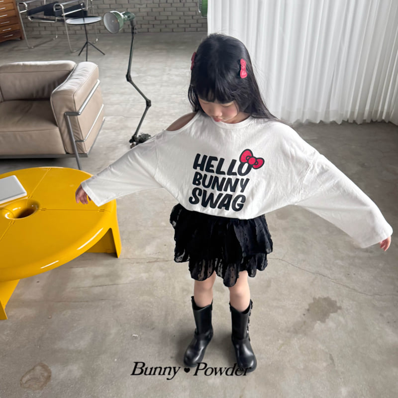 Bunny Powder - Korean Children Fashion - #prettylittlegirls - Shoulder Slit Tee - 10