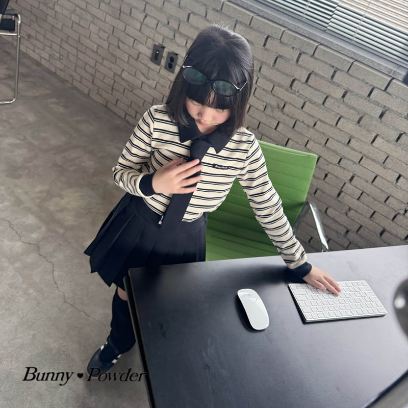 Bunny Powder - Korean Children Fashion - #stylishchildhood - High-Teen Collar Tee - 7