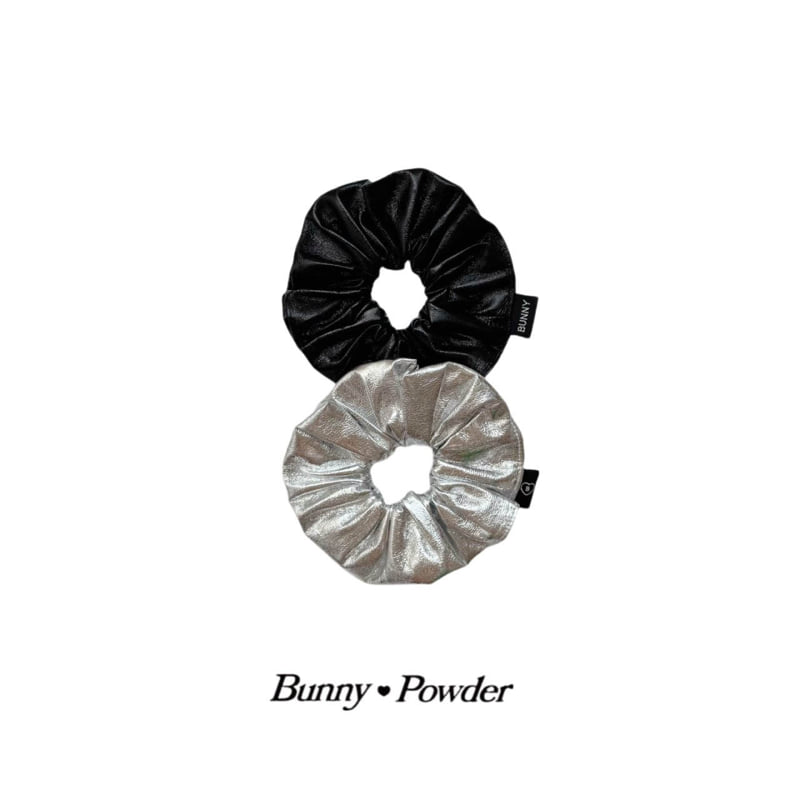 Bunny Powder - Korean Children Fashion - #prettylittlegirls - Glossy Scrunchie - 4