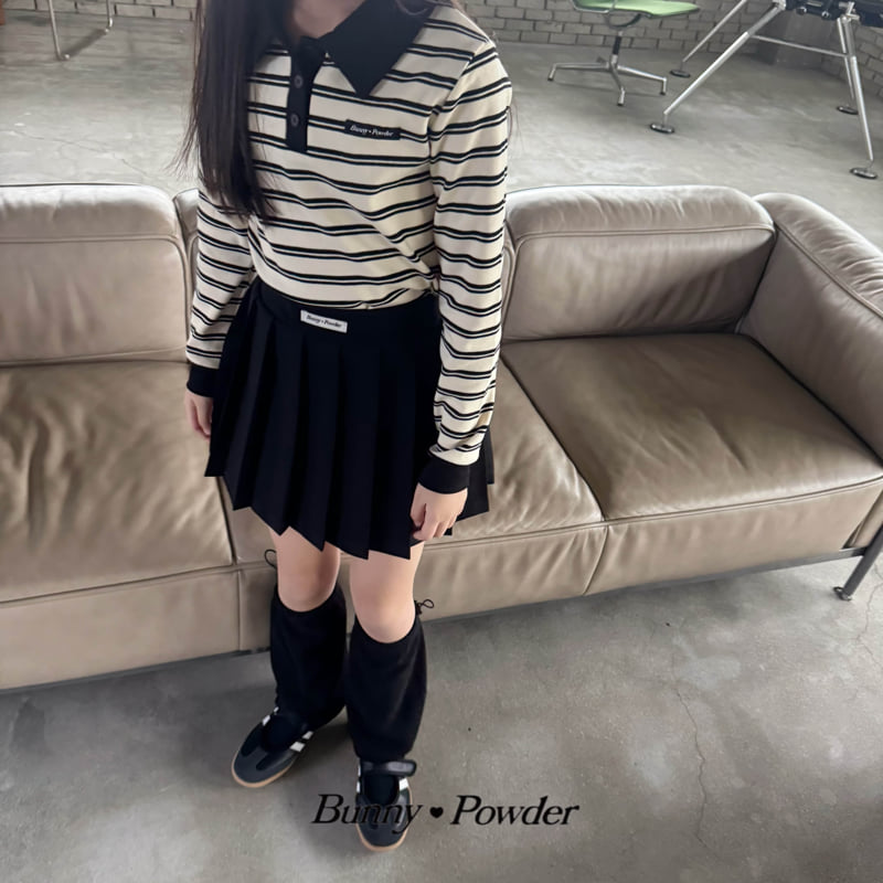 Bunny Powder - Korean Children Fashion - #todddlerfashion - High-Teen Collar Tee - 5