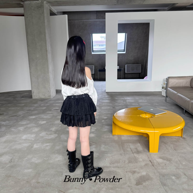 Bunny Powder - Korean Children Fashion - #todddlerfashion - Shoulder Slit Tee - 11