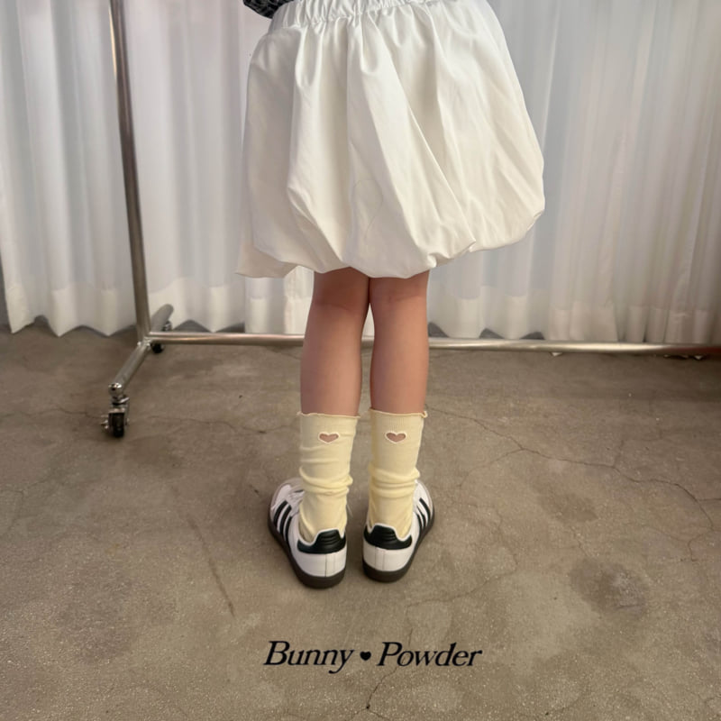 Bunny Powder - Korean Children Fashion - #toddlerclothing - Heart Knee Socks - 7
