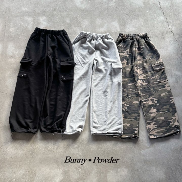 Bunny Powder - Korean Women Fashion - #momslook - Light Cargo Pants – Camo (Adult) - 5