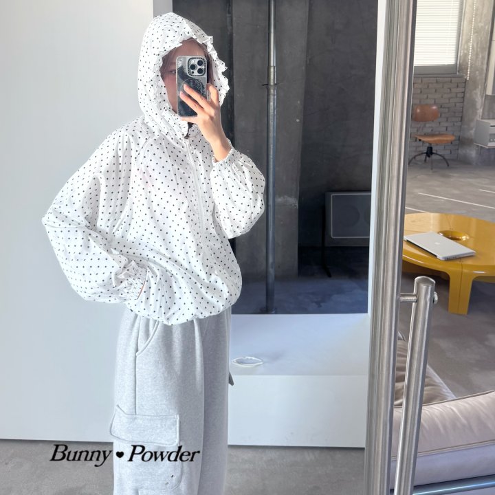 Bunny Powder - Korean Women Fashion - #momslook - Frill Hood Jumper (Adult) - 7