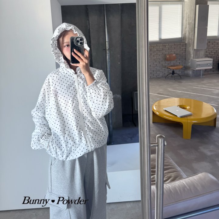 Bunny Powder - Korean Women Fashion - #momslook - Frill Hood Jumper (Adult) - 8