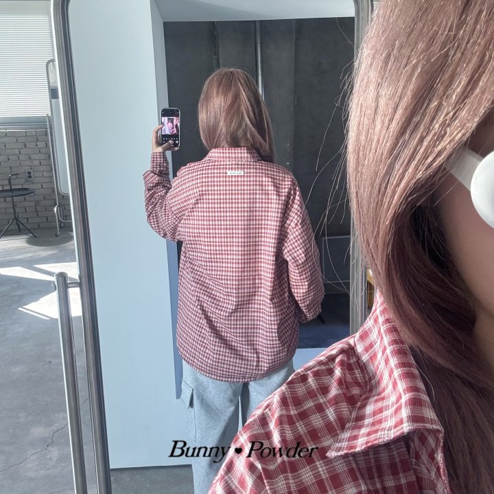 Bunny Powder - Korean Women Fashion - #vintageinspired - Geek Check Shirt (Adult) - 6