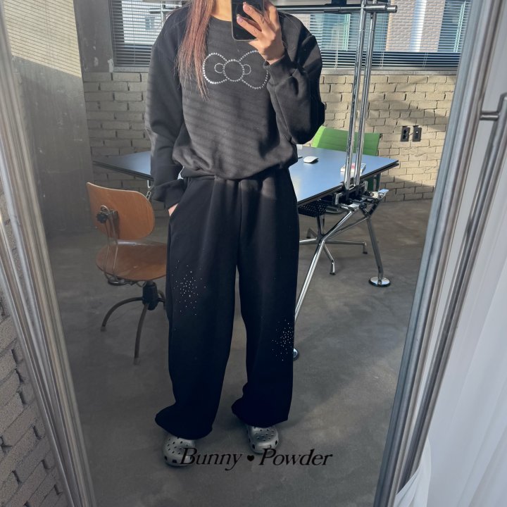 Bunny Powder - Korean Women Fashion - #womensfashion - Jewel Sweatshirt (Adult) - 2