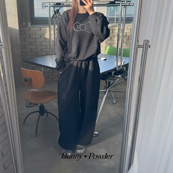Bunny Powder - Korean Women Fashion - #momslook - Jewel Sweatshirt (Adult) - 4