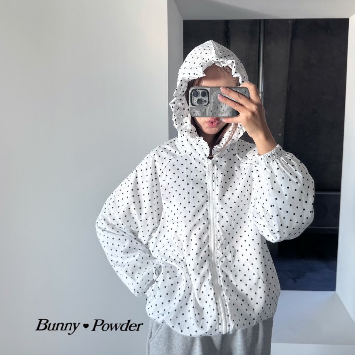 Bunny Powder - Korean Women Fashion - #womensfashion - Frill Hood Jumper (Adult)