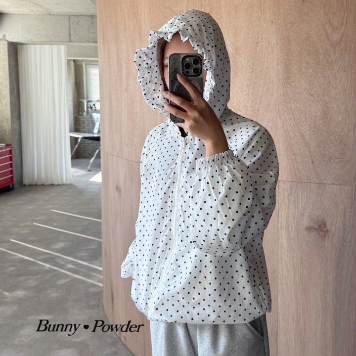 Bunny Powder - Korean Women Fashion - #womensfashion - Frill Hood Jumper (Adult) - 3