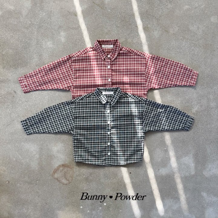 Bunny Powder - Korean Women Fashion - #womensfashion - Geek Check Shirt (Adult)