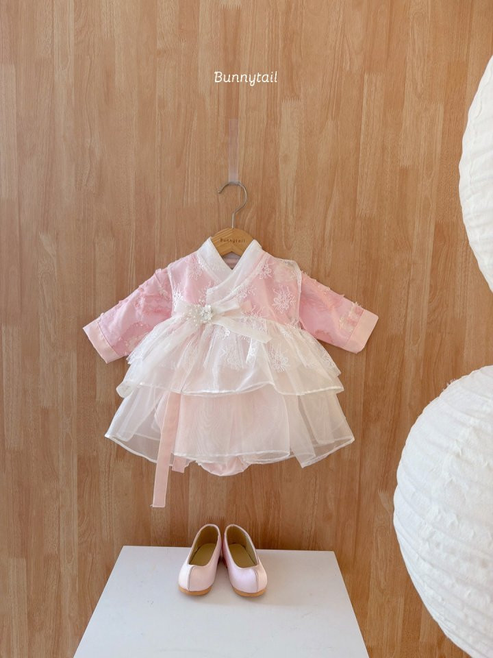 Bunnytail - Korean Baby Fashion - #babyfever - Momo Girls Bebe Set - 4
