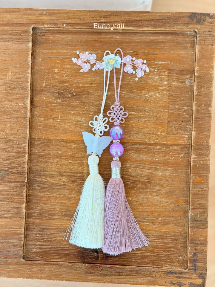 Bunnytail - Korean Baby Fashion - #onlinebabyshop - Momo Plum Blossom Hair Clip - 11