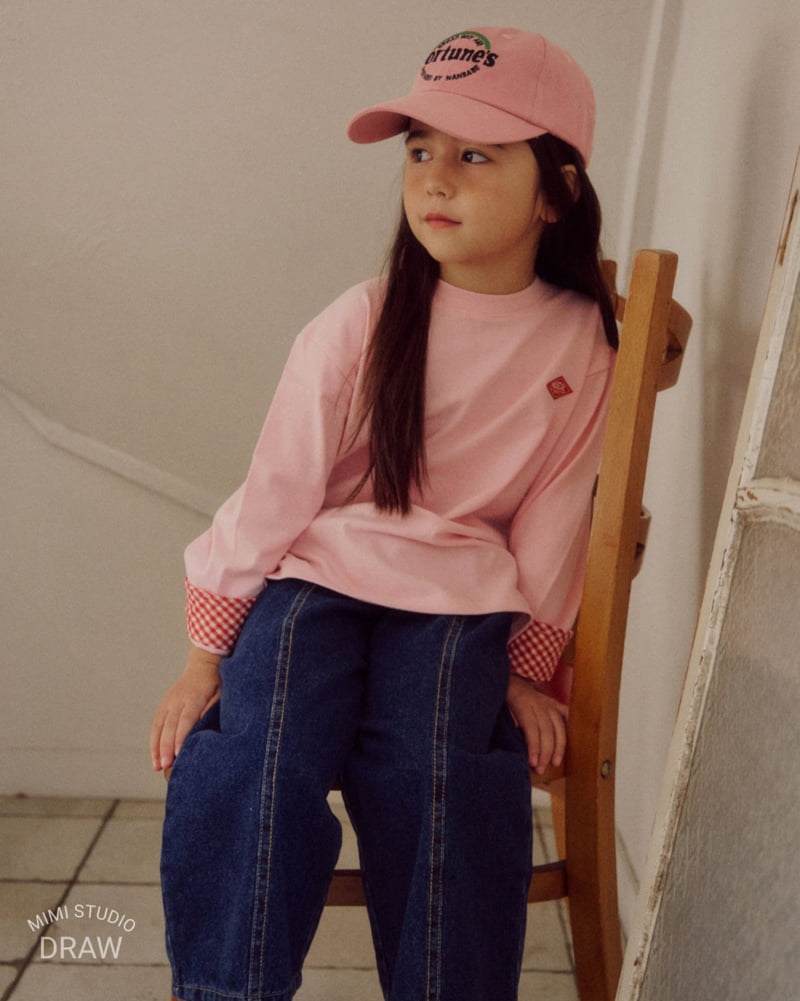 Bymimi - Korean Children Fashion - #childofig - Check Color Tee - 10