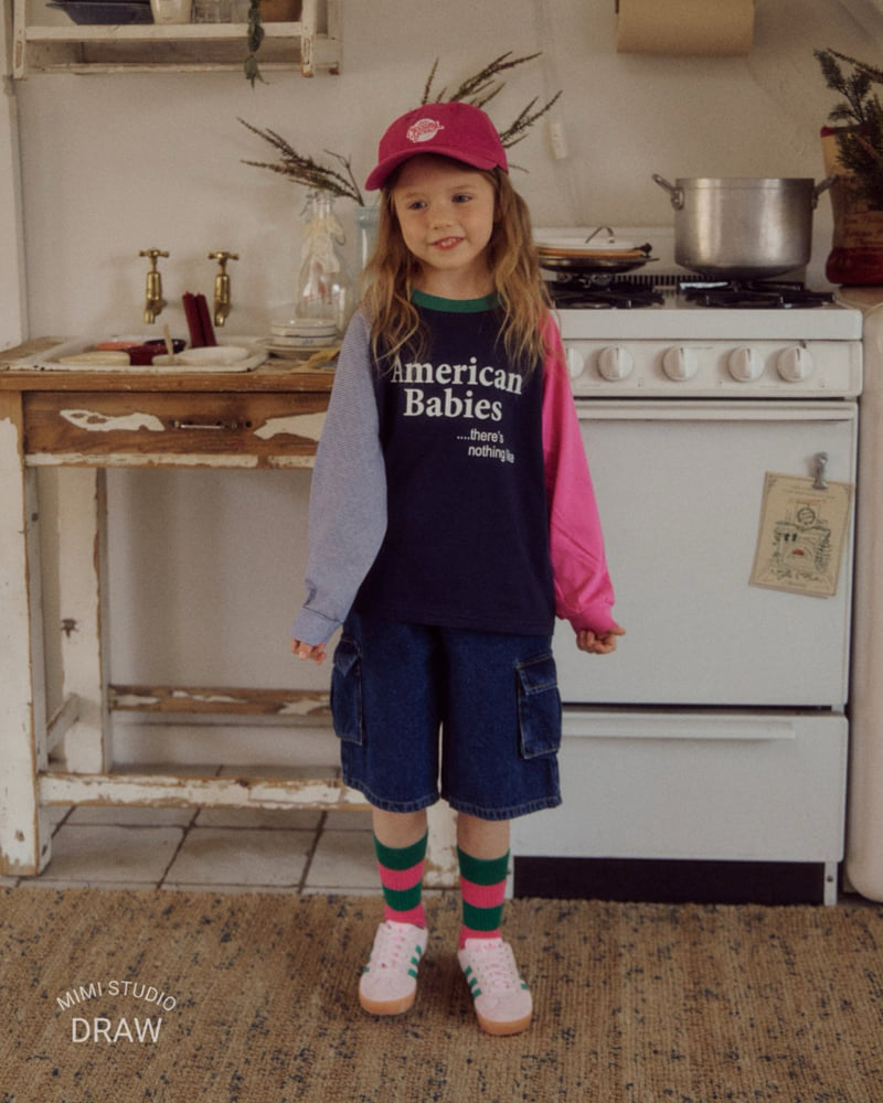 Bymimi - Korean Children Fashion - #childofig - Cargo Denim Pants - 3