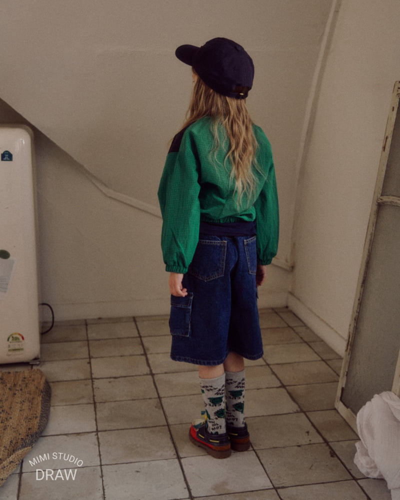 Bymimi - Korean Children Fashion - #discoveringself - Cargo Denim Pants - 7