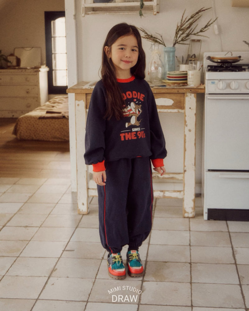 Bymimi - Korean Children Fashion - #fashionkids - Side Stripe Jogger Pants - 3