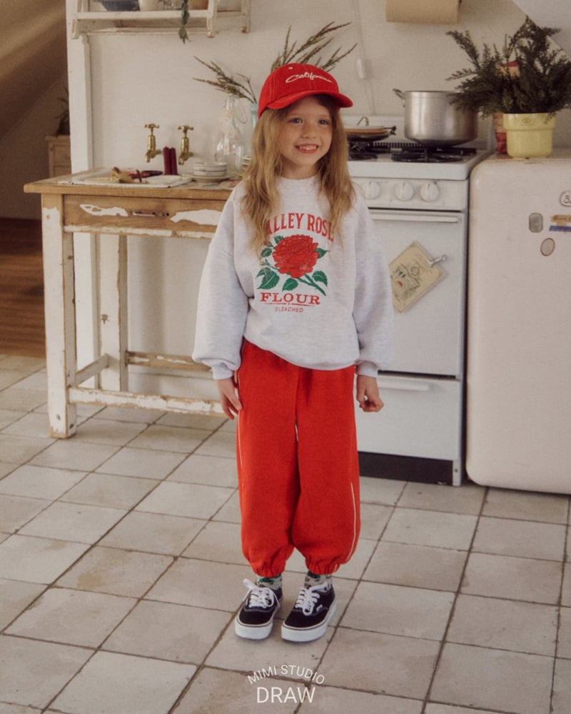 Bymimi - Korean Children Fashion - #fashionkids - Rose Sweatshirt - 3
