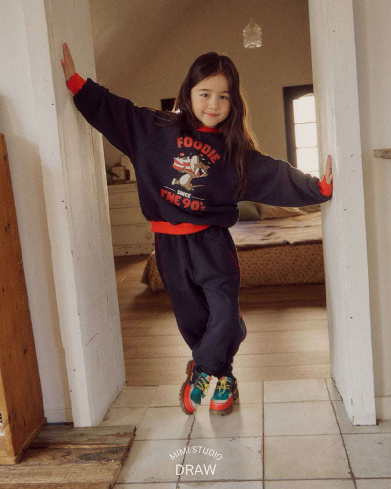 Bymimi - Korean Children Fashion - #kidsstore - Side Stripe Jogger Pants - 5