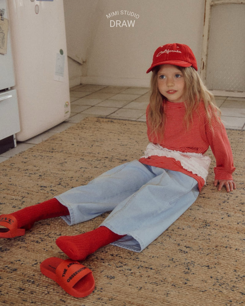 Bymimi - Korean Children Fashion - #kidsstore - Liz Denim Pants - 6