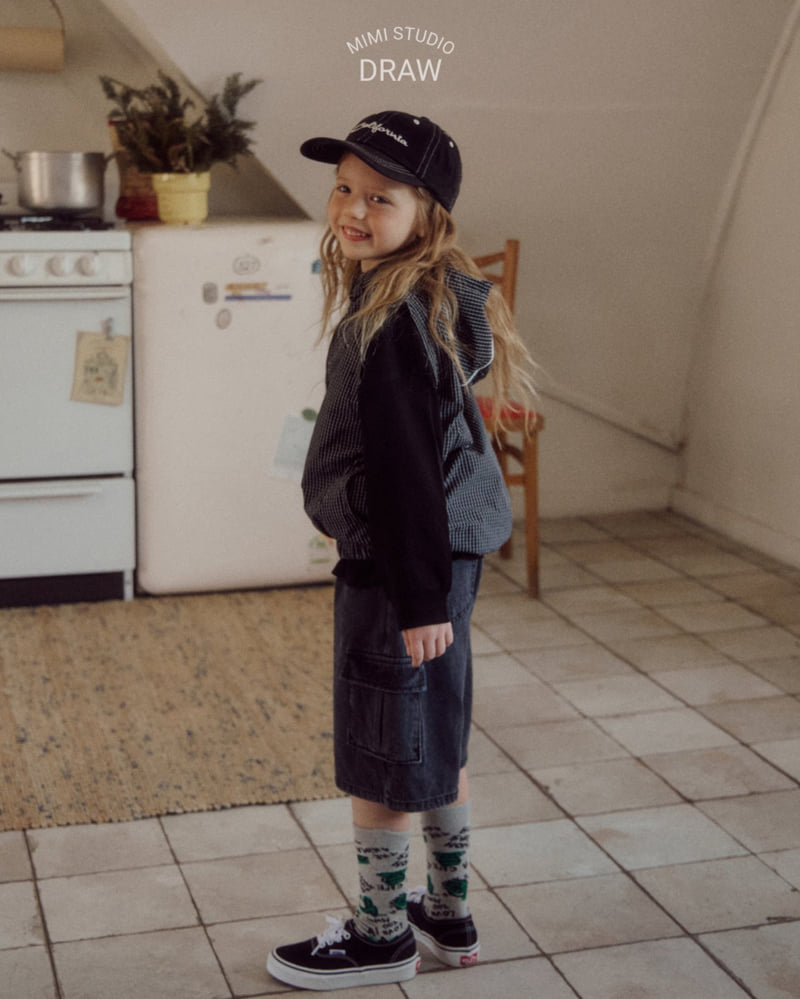 Bymimi - Korean Children Fashion - #kidzfashiontrend - Cargo Denim Pants - 11