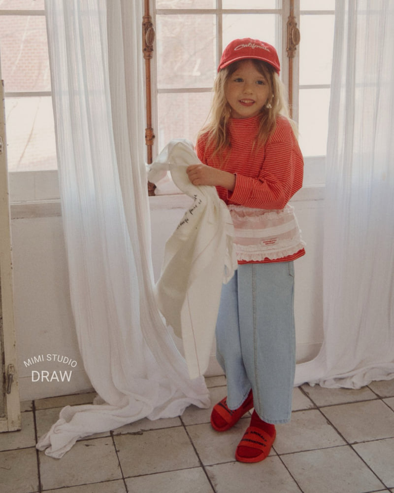 Bymimi - Korean Children Fashion - #kidzfashiontrend - Liz Denim Pants - 7