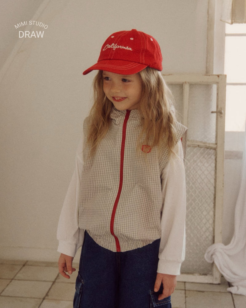 Bymimi - Korean Children Fashion - #kidzfashiontrend - Draw Vest - 5