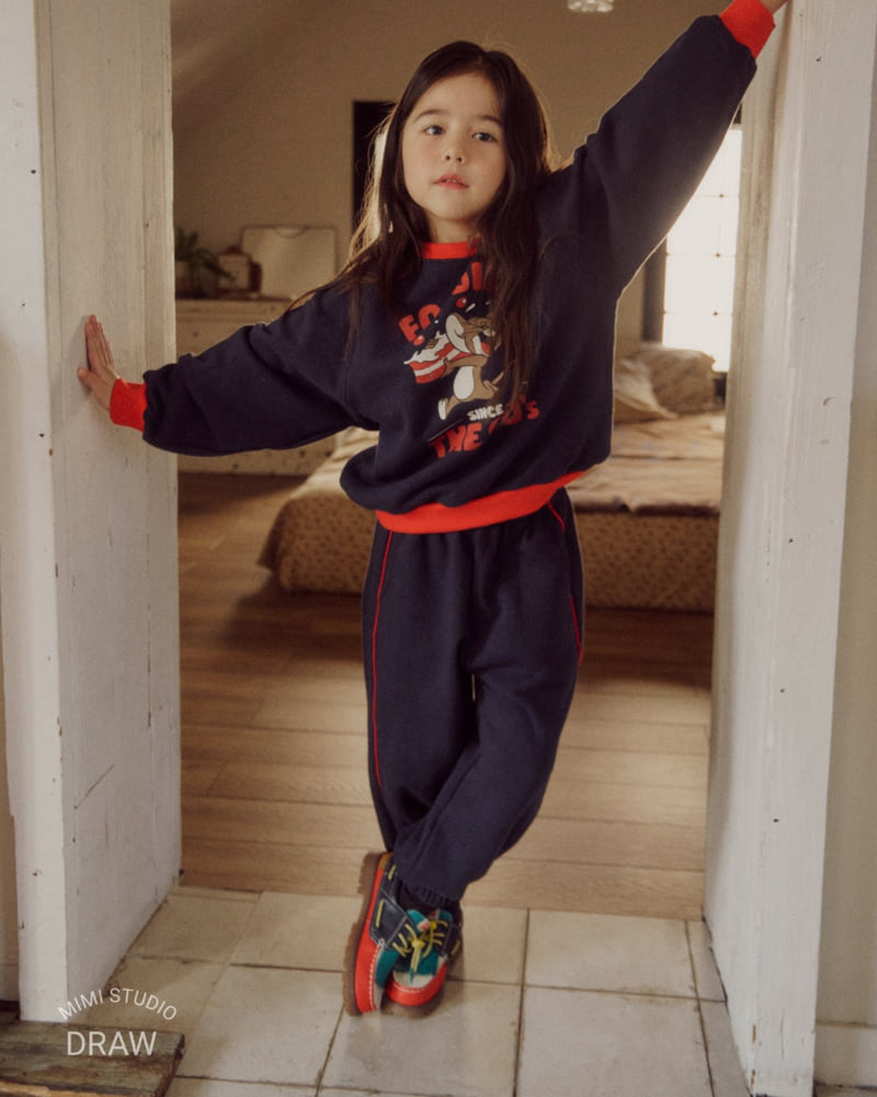 Bymimi - Korean Children Fashion - #littlefashionista - Side Stripe Jogger Pants - 8