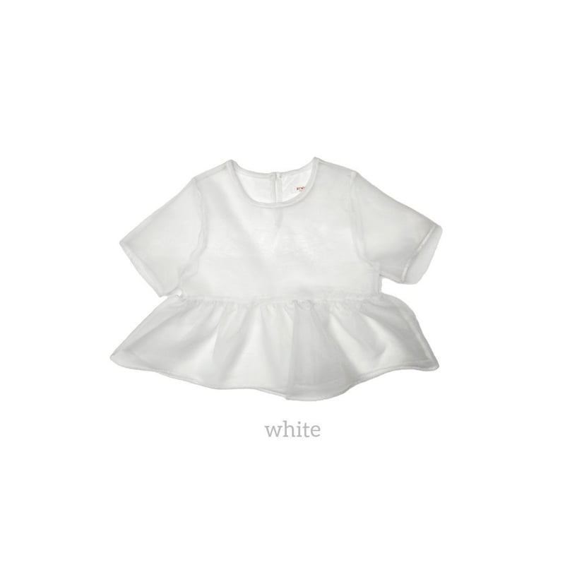 Bymimi - Korean Children Fashion - #littlefashionista - Sheer Styling Blouse