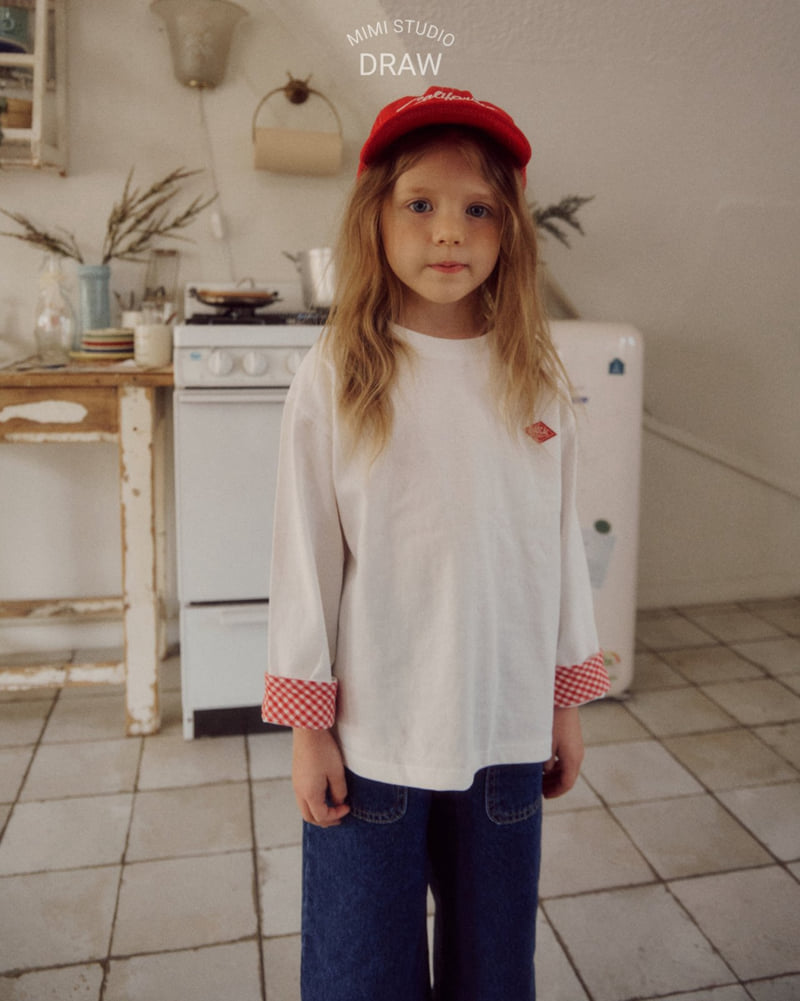 Bymimi - Korean Children Fashion - #magicofchildhood - Check Color Tee - 7