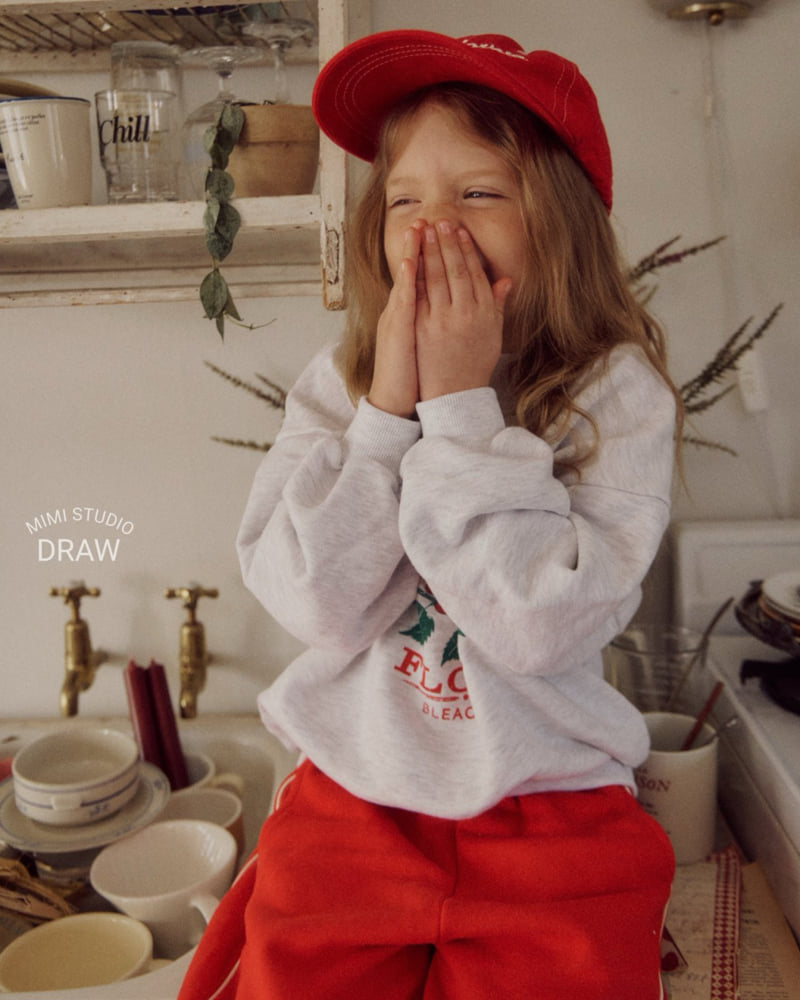 Bymimi - Korean Children Fashion - #magicofchildhood - Rose Sweatshirt - 9