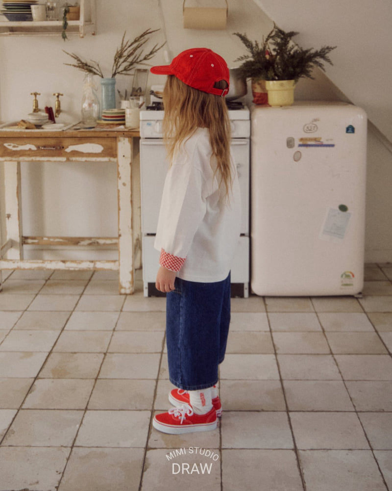 Bymimi - Korean Children Fashion - #minifashionista - Check Color Tee - 8