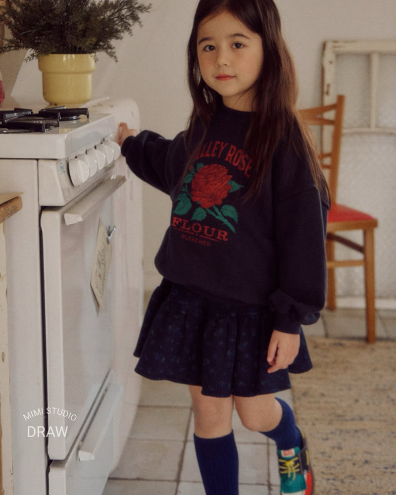 Bymimi - Korean Children Fashion - #minifashionista - Rose Sweatshirt - 10