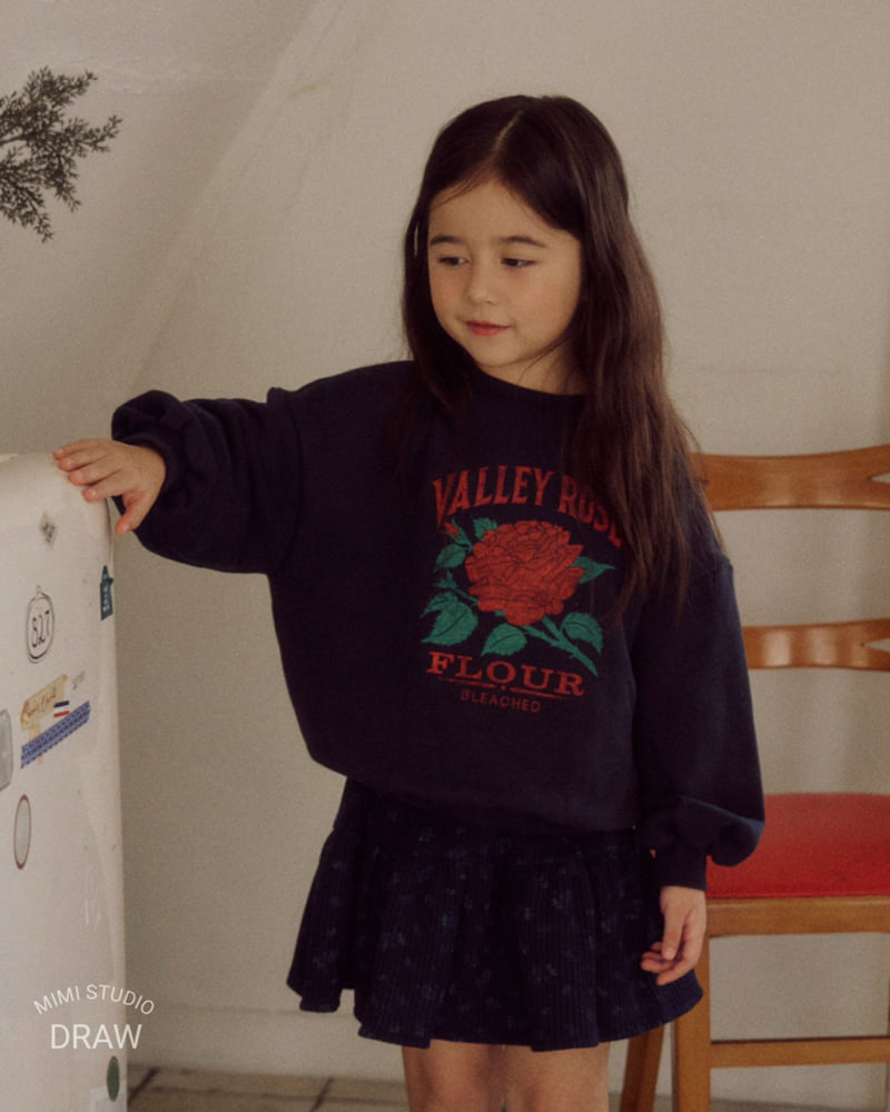 Bymimi - Korean Children Fashion - #prettylittlegirls - Rose Sweatshirt - 11