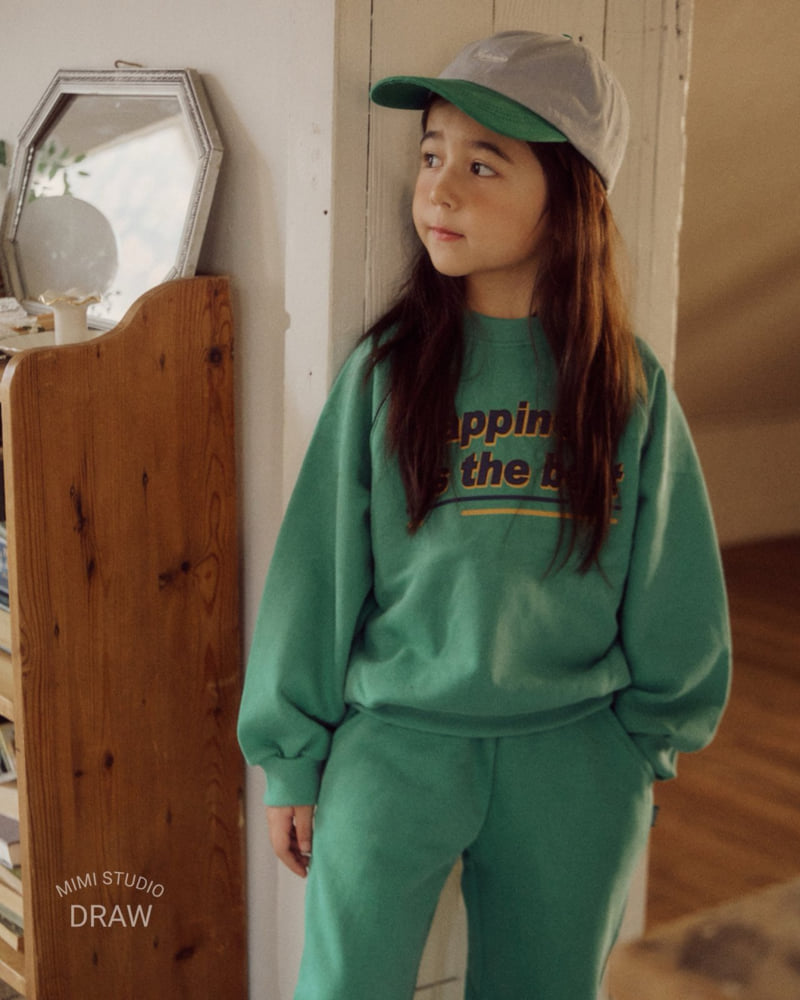 Bymimi - Korean Children Fashion - #todddlerfashion - Spring Pigment Sweatshirt - 4