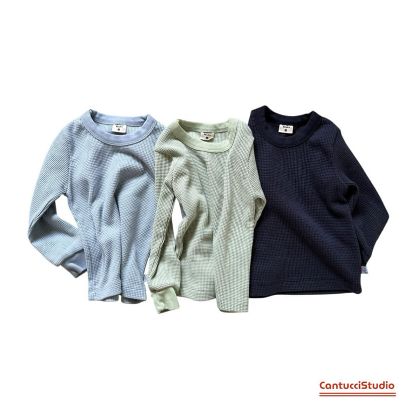 Cantucci Studio - Korean Children Fashion - #Kfashion4kids - Breeze Waffle Tee - 3