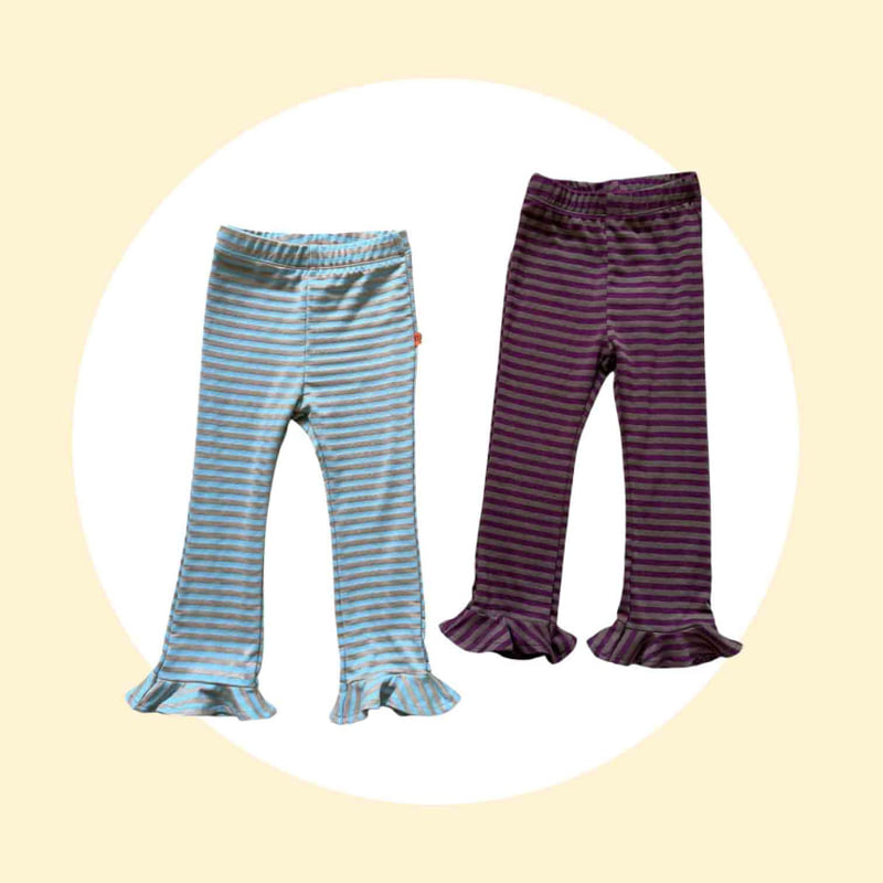 Cantucci Studio - Korean Children Fashion - #childrensboutique - Neptune Frill Leggings - 2