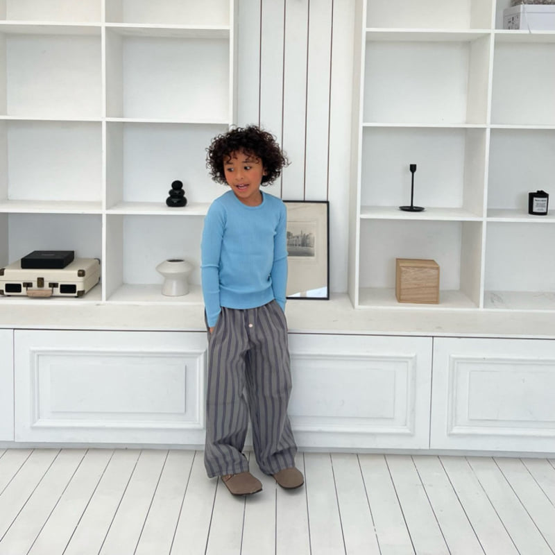 Cantucci Studio - Korean Children Fashion - #designkidswear - Judy Ribbed Long Tee - 12