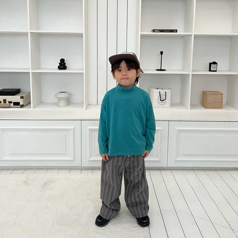 Cantucci Studio - Korean Children Fashion - #designkidswear - Nick Mock Neck Tee - 7