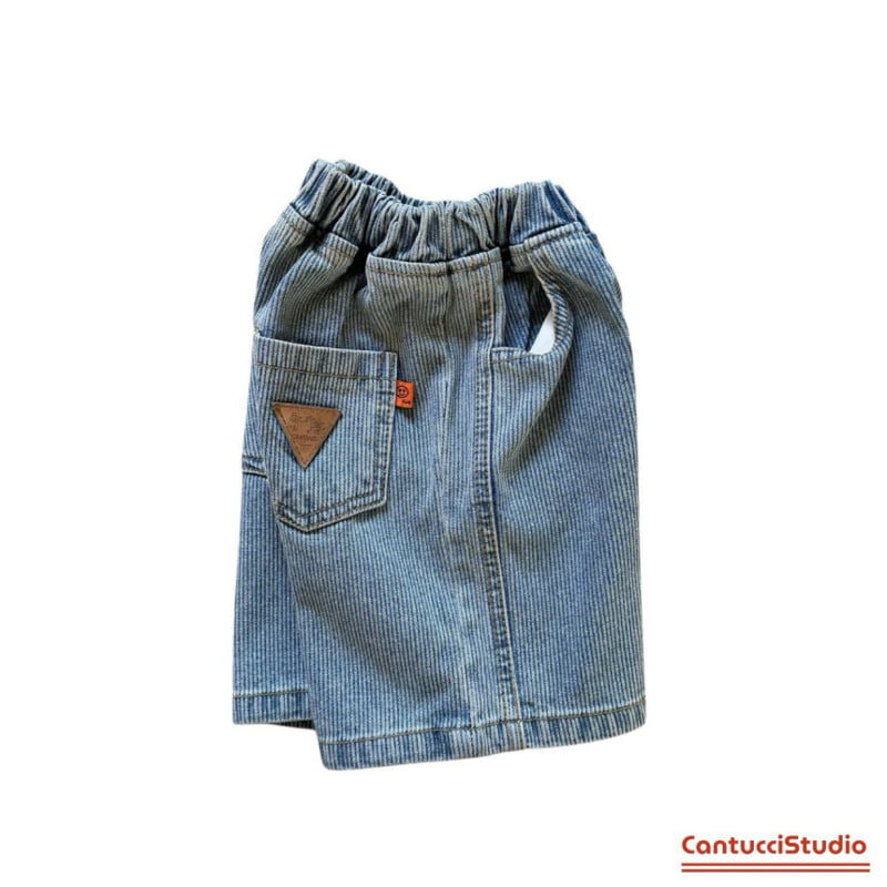 Cantucci Studio - Korean Children Fashion - #designkidswear - Earth Denim Shorts - 4