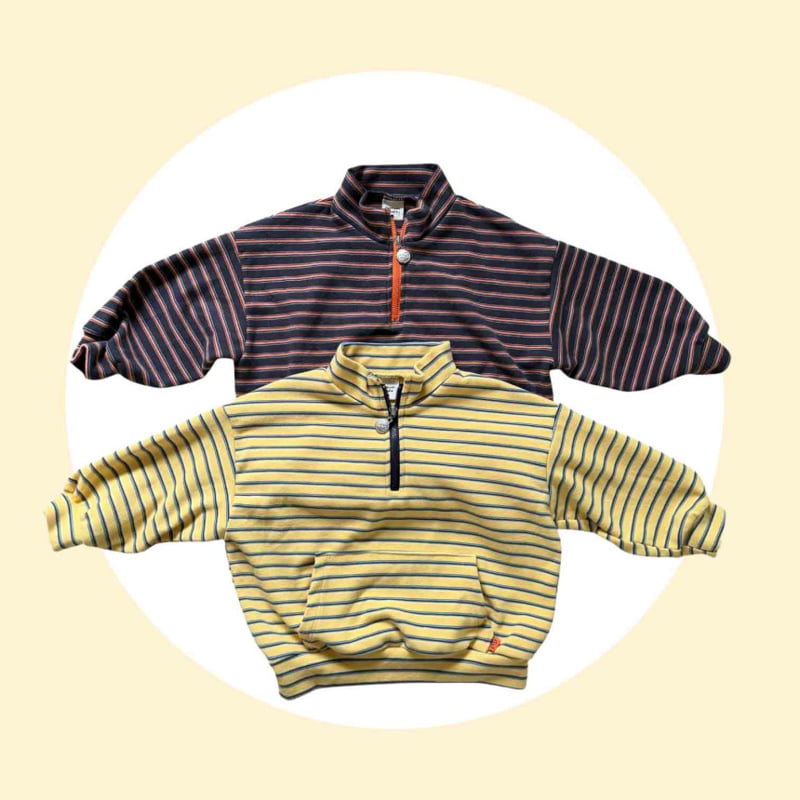 Cantucci Studio - Korean Children Fashion - #fashionkids - Nana Half-Zip Top - 2